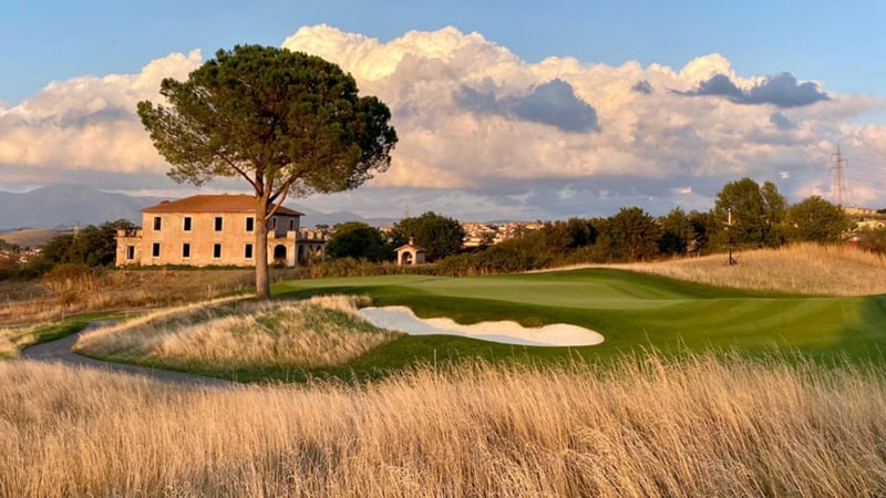 Der Marco Simone Golf & County Club in Rom, wo im kommenden Jahr der Ryder Cup stattfinden wird. (Foto: Marco Simone Golf & Country Club)
