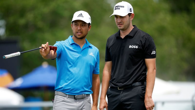 Teamwork ist in dieser Woche der Schlüssel zum Erfolg: Xander Schauffele (li.) und Patrick Cantlay. (Foto: Getty)