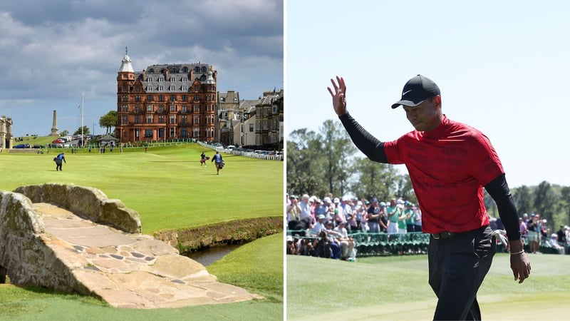 Tiger Woods kündigte nach dem Masters an, im Juli die Open in St Andrews spielen zu wollen. (Fotos: Getty)
