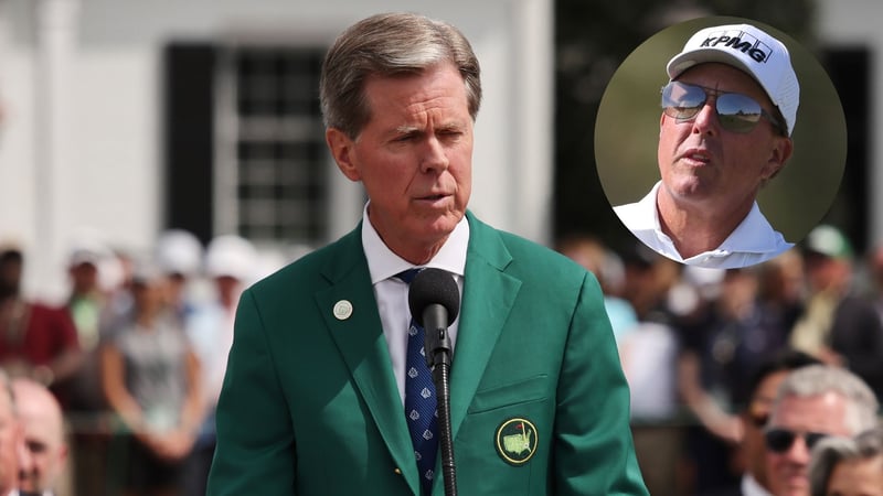 Phil Micckelson habe freiwillig auf eine Teilnahme am US Masters 2022 verzichtet, erklärte der Vorsitzende des Augusta National. (Foto: Getty)