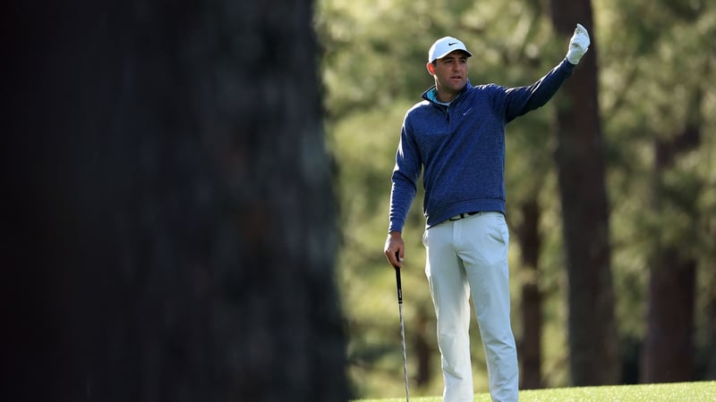 Scottie Scheffler führt beim US Masters 2022. (Foto: Getty)