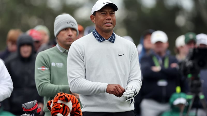 Tiger Woods hat in Runde 3 des US Masters 2022 zu kämpfen. (Foto: Getty)