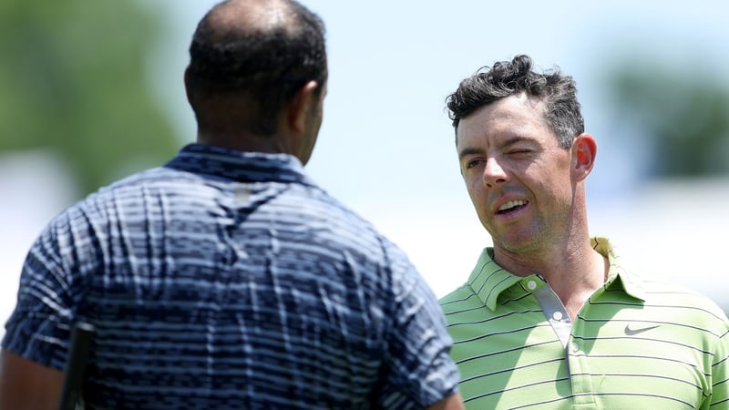 Rory McIlroy im Interview nach der ersten Runde der PGA Championship 2022. (Foto: Getty)