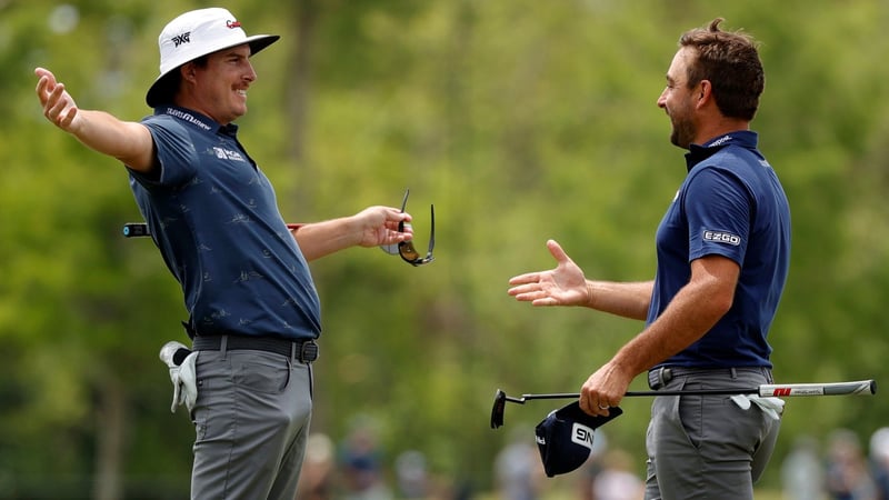 Hat Stephan Jäger (re.) auch in dieser Woche Grund zur Freude? Er geht mit der PGA Tour in Maryland an den Start (Foto: Getty).