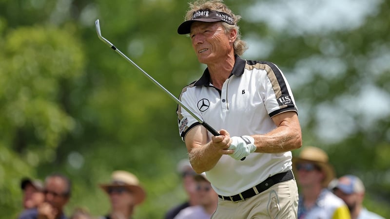 Bernhard Langer sicher sich den dritten Platz bei der Senior PGA Championship (Foto: Getty)
