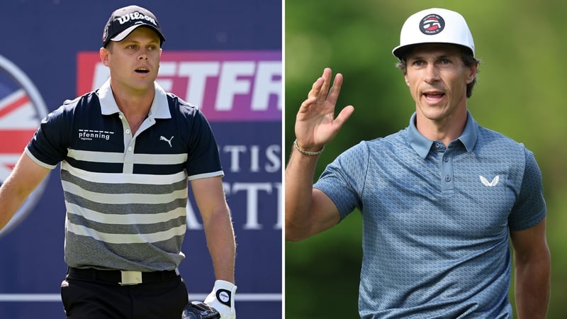 Zwei an der Spitze der European Tour: Hurly Long und Thorbjörn Olesen. (Fotos: Getty)