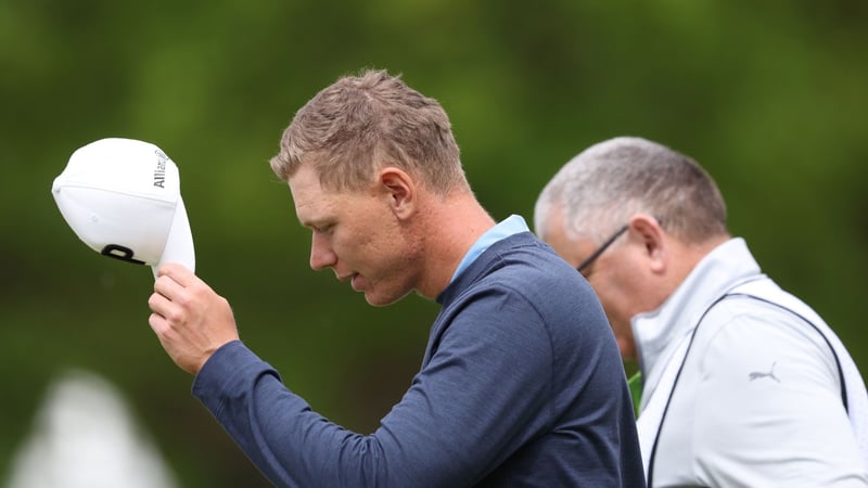 Zufriedener Gesichtsausdruck nach Runde 2 auf der European Tour: Matti Schmid auf dem geteilten ersten Rang. (Foto: Getty)