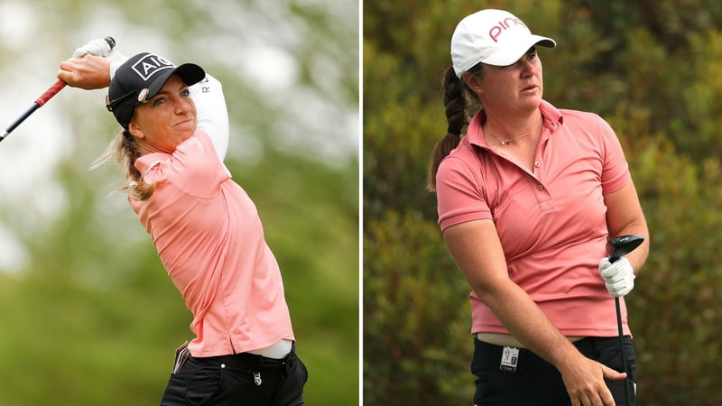 Im Wochenende auf der LPGA Tour: Sophia Popov (re.) und Isi Gabsa. (Foto: Getty)