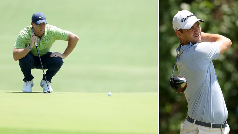 Rory McIlroy steht nach der ersten Runde der PGA Championship 2022 auf Rang 1, Martin Kaymer muss am Freitag um den Cut kämpfen. (Fotos: Getty)