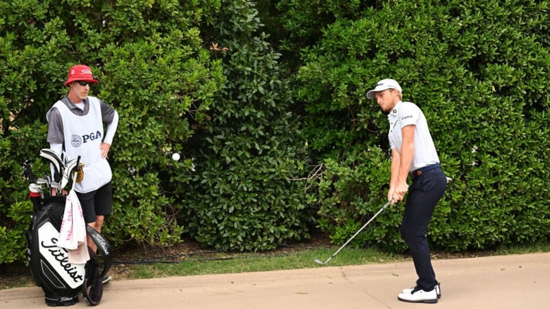 Will Zalatoris muss einen Strafschlag bei der PGA Championship hinnehmen. (Foto: Getty)