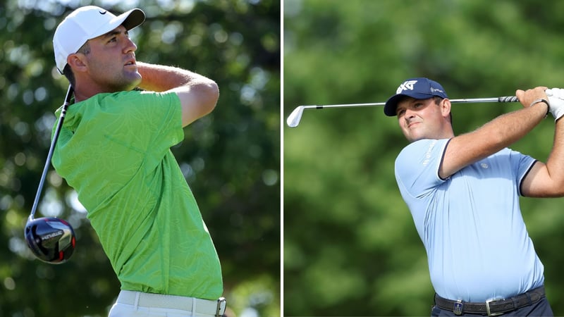 Scottie Scheffler und Patrick Reed in Runde 1 der PGA Tour Charles Schwab Challenge 2022. (Foto: Getty)