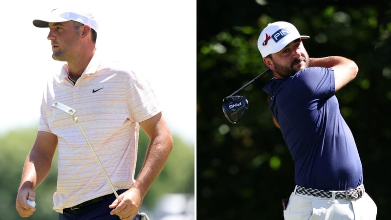 Der zweite Tag der PGA Tour mit Scottie Scheffler und Stephan Jäger. (Foto: Getty)