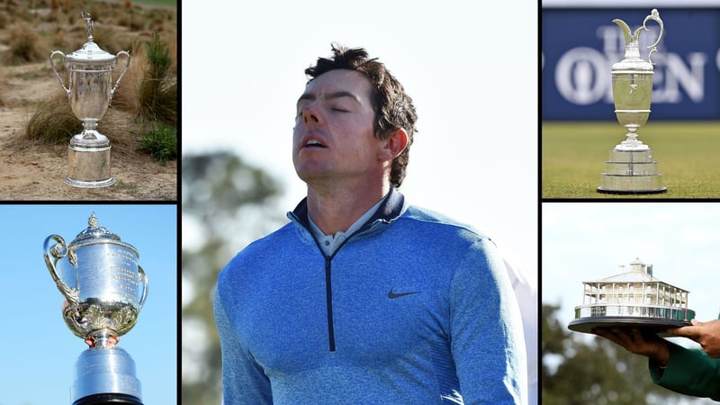 Sieben Jahre ist es her: Wann gewinnt Rory McIlroy sein nächstes Major-Turnier? (Fotos: Getty)