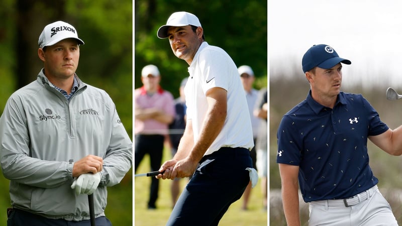 Sepp Straka, Scottie Scheffler und Jordan Spieth. (Foto: Getty)