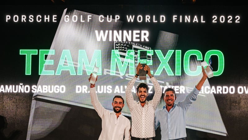 Team Mexico gewinnt das Porsche Golf Cup World Final 2022 auf Mallorca. (Foto: Getty)