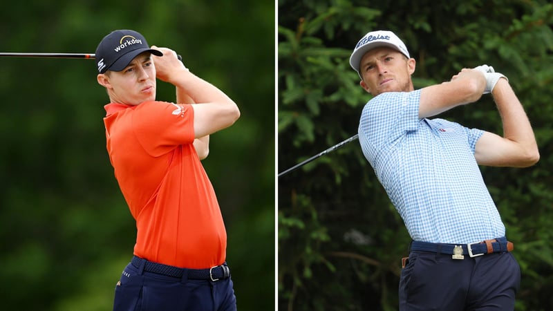 Matt Fitzpatrick (li.) und Will Zalatoris (re.) gehen als Führende in den Finaltag der US Open 2022. (Fotos: Getty)