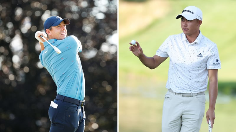 Rory McIlroy beweist Kampfgeist und behält die Spitze der US Open 2022 um Collin Morikawa im Blick. (Foto: Getty)