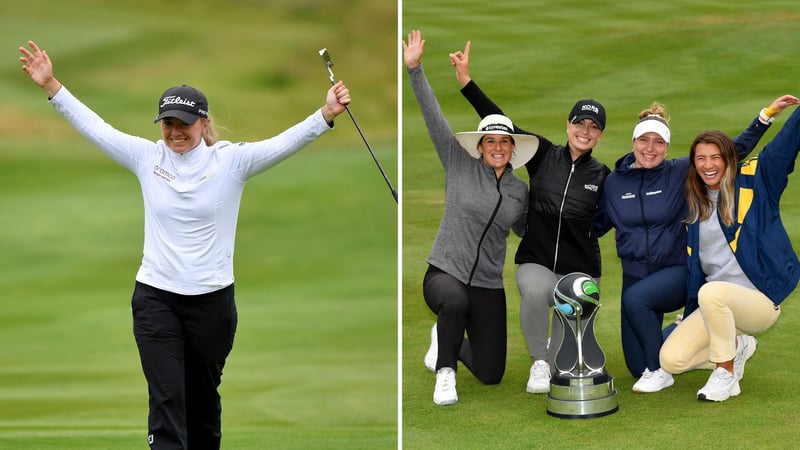 Bronte Law (links) gewinnt die Einzel-, Team Garcia die Teamwertung auf der Ladies European Tour. (Fotos: Getty)