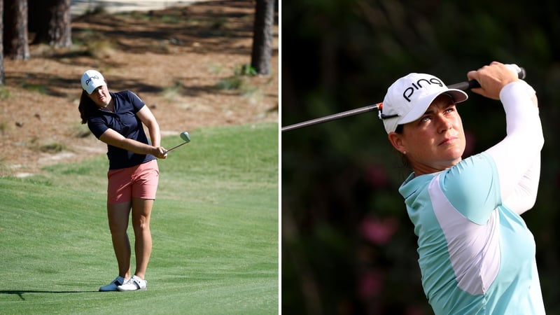 Isi Gabsa und Caroline Masson bei der LPGA Tour US Women's Open 2022. (Foto: Getty)