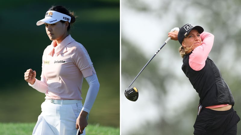 In Gee Chun und Sophia Popov bei der LPGA Tour Women's PGA Championship 2022. (Foto: Getty)