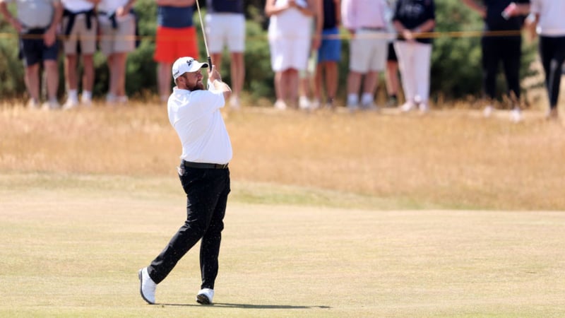 Shane Lowry mit dem Doppel-Eagle bei der British Open 2022. (Foto: Getty)