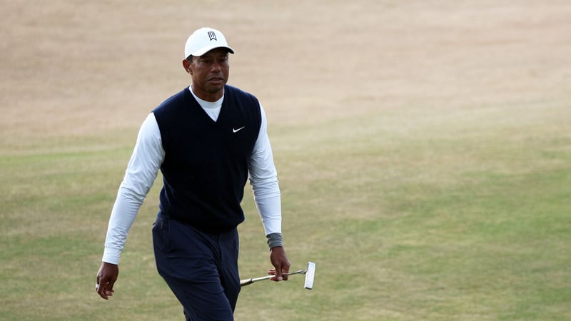 Tiger Woods in der ersten Runde der British Open 2022. (Foto: Getty)