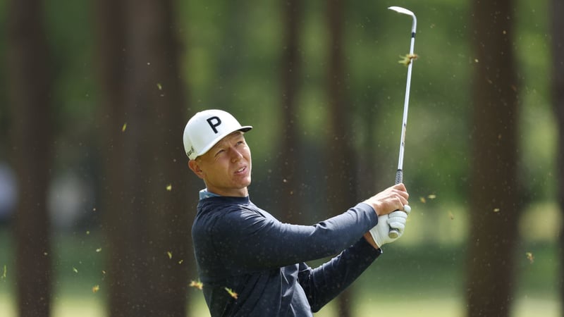 Matti Schmid bleibt auch nach dem Moving Day unter den besten 20. (Foto: Getty)