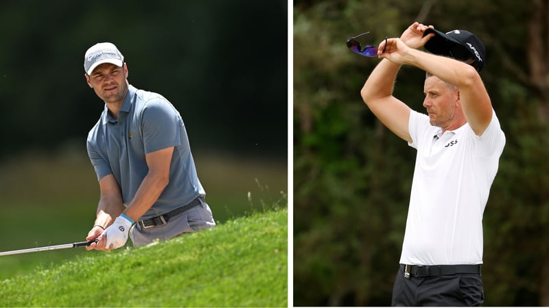 Martin Kaymer und Henrik Stenson bei der LIV Golf Invitational Series. (Foto: Getty)