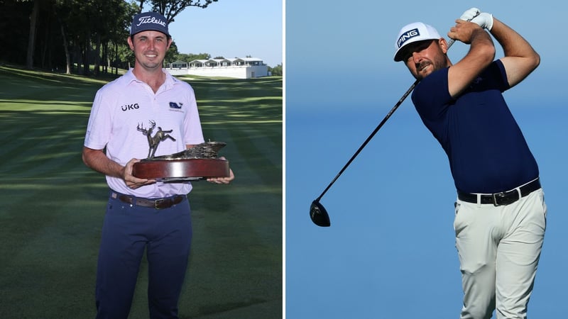 J.T. Poston (li.) gewinnt die John Deere Classic 2022 auf der PGA Tour, während Stephan Jäger ein Albatros gelingt. (Fotos: Getty)