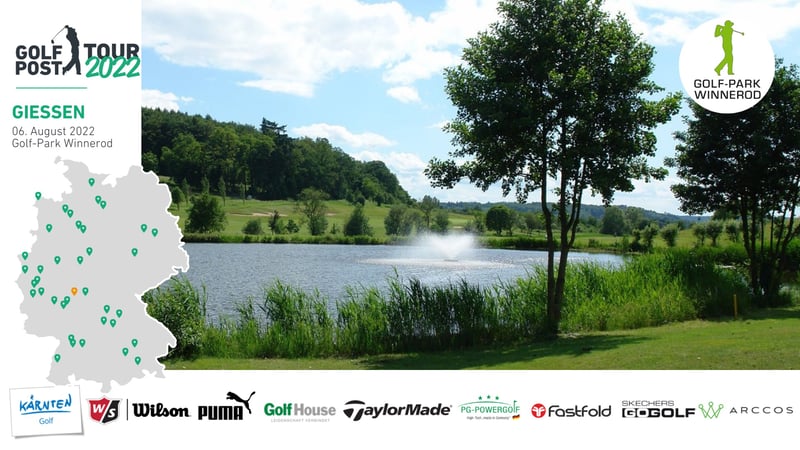 Blick auf das wunderschöne Clubhaus im GP Winnerod. Die Golf Post Tour 2022 gastiert am 06. August. (Foto: Golfclub Winnerod)