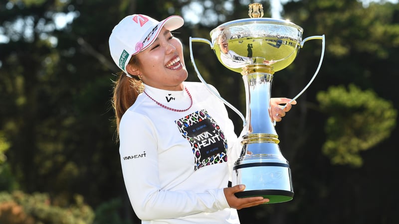 Ayaka Furue gewinnt die Women's Scottish Open 2022, einem gemeinsamen Turnier der LPGA Tour und der Ladies European Tour. (Foto: Getty)