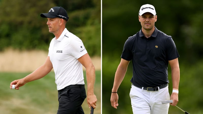 Henrik Stenson und Martin Kaymer bei der LIV Golf Series in Bedminster. (Foto: Getty)