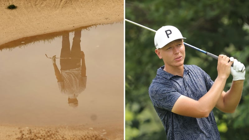 Matti Schmid musste nach starken Regenfällen seine zweite Runde auf der PGA Tour wegen Dunkelheit abbrechen. (Fotos: Getty)