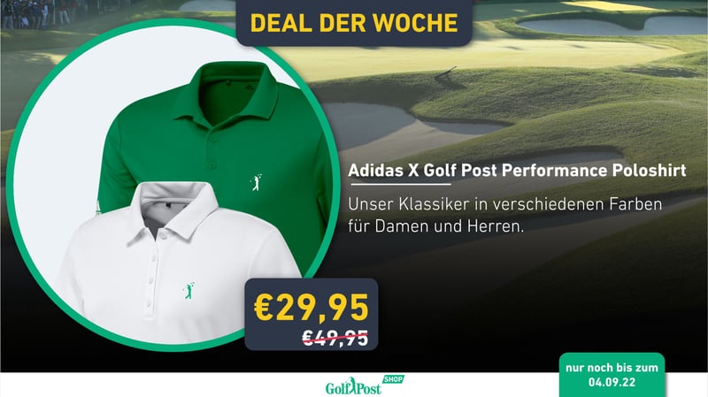 Deal der Woche: Die Adidas X Golf Post Poloshirts zum Vorteilspreis.
