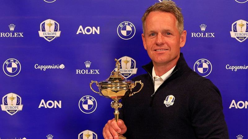 Luke Donald als Kapitän das europäische Ryder Cup Team in Italien anführen. (Foto: Getty)