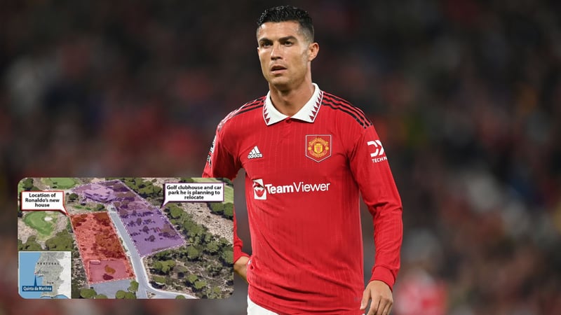 Cristiano Ronaldo möchte einen Golfclub kaufen, um das Clubhaus und den Parkplatz abzureißen. (Fotos: Getty)