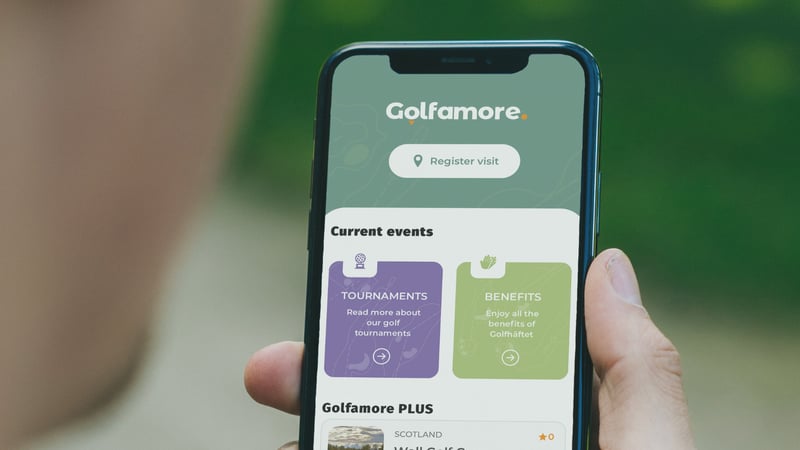 Die Greenfee-Vorteile der Golf Post Premium Mitgliedschaft können ganz einfach über die Golfamore App eingelöst werden