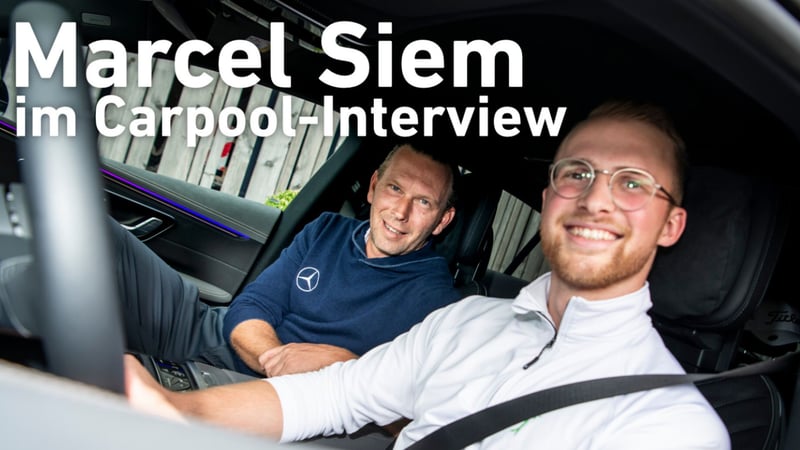 Beim MercedesTrophy Finale trafen wir Marcel Siem zum Carpool-Interview im Öschberghof. (Foto: Jonas Gary)