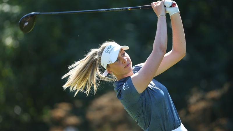 Olivia Cowan beim Mixed-Event der LPGA Tour, LET und European Tour. (Foto: Getty)