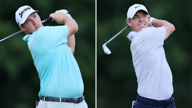 Sepp Straka und Rory McIlroy auf der PGA Tour BMW Championship im FedExCup Playoff. (Foto: Getty)