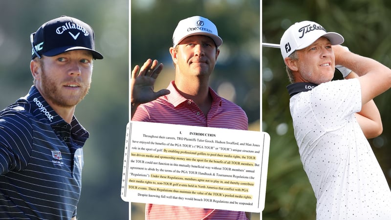 Die Abwanderer Talor Gooch, Hudson Swafford und Matt Jones beschäftigen die PGA Tour gewaltig. (Fotos: Getty)