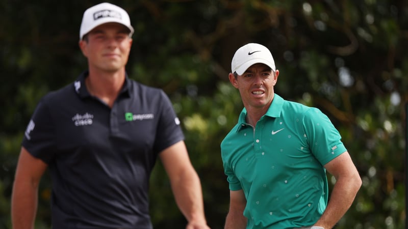 Viktor Hovland in geteilter Führung bei der BMW PGA Championship in Wentworth. (Foto: Getty)