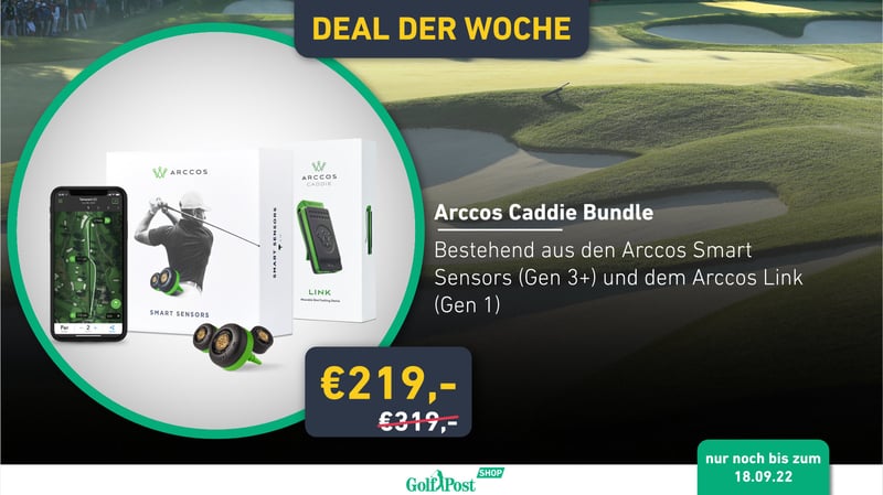 Der Deal der Woche im Golf Post Shop von Arccos. (Foto: Golf Post)