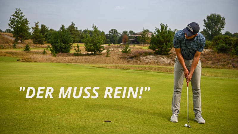 Golftraining für Anfänger: kurze Putts. (Foto: Golf für Grünschnäbel)