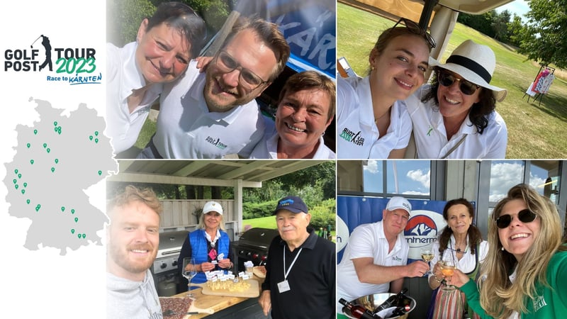 Dei freiwilligen Helfer unterstützen das Golf Post Team und genießen zudem einige Vorteile, die jedes Golferherz höher schlagen lassen. (Foto: Golf Post)