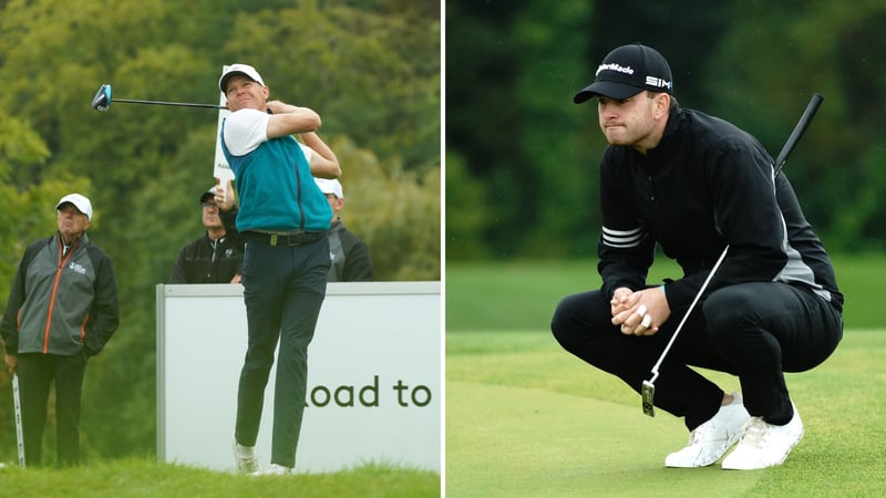 Gemeinsam auf T8 auf der Challenge Tour: Alexander Knappe (links) und Maximilian Schmitt. (Foto: Getty)