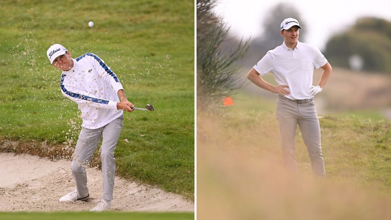 Yannik Paul (links) und Rasmus Hojgaard (rechts). (Foto: Getty)