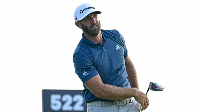 Dustin Johnson am ersten Tag der LIV Golf Series in Chicago. (Foto: Getty)