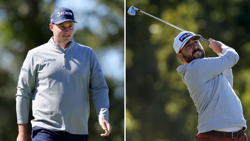 Sepp Straka und Stephan Jäger bei der PGA Tour Sanderson Farms Championship 2022. (Fotos: Getty)