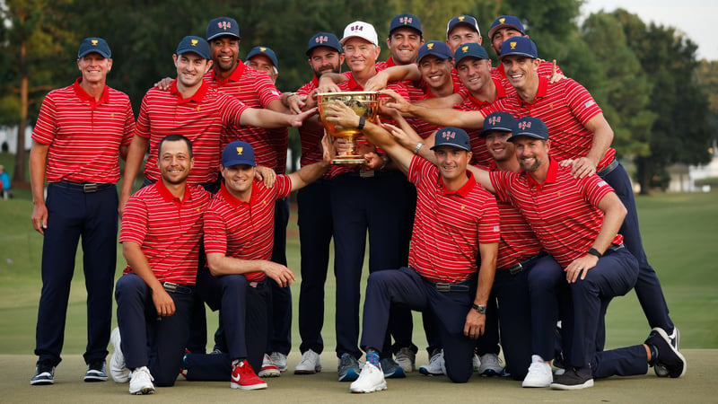 So sehen Sieger aus: Team USA beim Presidents Cup 2022. (Foto: Getty)